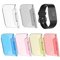 New Arrival For Fitbit Charge 3 Fitbit Charge3 Transparent Scratch-proof Hard PC Shell Protective Case Cover 6 COLORS