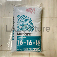 Pupuk Meroke NPK MUTIARA 16-16-16 50 Kg Kemasan Pabrik