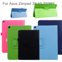 Fold Case For ASUS ZenPad 3S 10 Protective Smart Cover PU Leather Tablet Pouch For Asus ZenPad 3S 10 Z500M 9.7 Inch Sleeve Cases