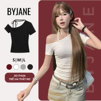💯FREE SHIP💯(MỞ BÁN) Áo Thun Nữ Trễ Vai Kèm Dây Thắt Nơ-BYJANE-691
