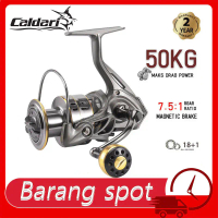 CALDARI 2025 NEW Reel Pancing Berputar Reel Logam Spul Jigging Master Reel Fishing Casting Reel Mura