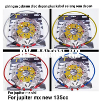 COD - KABEL SELANG REM PLUS PIRINGAN CAKRAM DISC DEPAN JUPITER MX-MX NEW 135