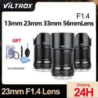 VILTROX 13mm 23mm 33mm 56mm F1.4 Camera Lens APS-C Auto Focus Large Aperture Prime Lens For Sony E Nikon Z Fuji XF Canon EF-M