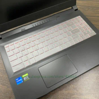 For MSI Katana GL76 GF76 / Warrior GF66 15.6 17.3 inch 2021 Gaming Laptop High Transparent TPU keyboard Cover Skin Protector