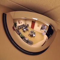 廣角鏡廠家直銷180度/四分之一60球面鏡凸面鏡室內亞克力鏡面-