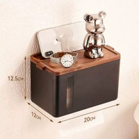 壁掛式免打孔衛生間廁紙盒 廁所紙巾盒 衛生紙抽紙盒置物架