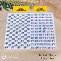 diamond bulat kaca premium 8mm