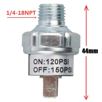 70-100/90-120PSI 110-140PSI Air Compressor Pressure Switch 1/4" NPT Air Compressor Valve Switch 20A Equipment Pneumatic Parts