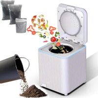 Upgraded Electric Kitchen Composter with Two Working Modes Including Replaceable Carbon Filter