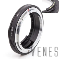 Venes For FD-EOS GE-1 Macro AF Confirm Lens Mount Adapter - Suit For Canon FD Mount Lens to Canon EOS Camera 4000D/2000D/6D II