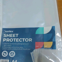 PP Pocket / Sheet Protector SANTEX Plastik Stationery