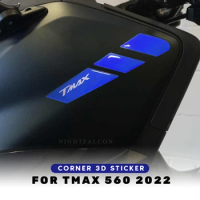 corner guard Sticker 3D Tank pad Stickers Oil Gas Protector Cover Decoration For yamaha tmax 560 2022