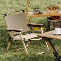 Outdoor Folding Ultra Light Aluminum Alloy Kermit Chair Lightweight Portable Camping Equipment Fishing/Tourist Kermit Chairs