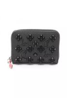 Christian Louboutin Pre-Loved CHRISTIAN LOUBOUTIN PANETTONE Panettone round fastener coin purse leat