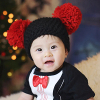 【日安朵朵】嬰童針織毛線帽 - 大明星M先生(寶寶帽童帽保暖)