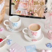 [siggi] DA-IN Coquette Aesthetic Korean Tea Cup / Set Tea Cup Estetik Premium / Tableware Cafe Aesth