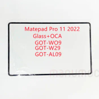 Front Outer Glass With OCA For Huawei Matepad Pro 11 2022 GOT GOT-W09 GOT-W29 GOT-AL09 GOT-AL19 Glass Replacement