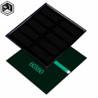 1PCS 60mm Solar Panel 3v 80ma 0.44W Mini Solar System DIY For Battery Cell Phone Chargers