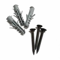 Scrup gypsum 1 1/4+Fisher S6 per pcs