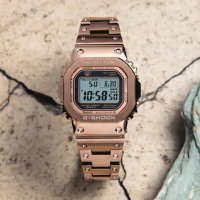 【CASIO 卡西歐】G-SHOCK 太陽能藍芽連線電波手錶 送禮 禮物 推薦(GMW-B5000GD-4)