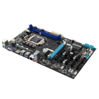 B250 BTC Mining Machine Motherboard 12 GPU Graphics Card Slots Support LGA 1151 DDR4 Memory SATA 3.0 Mining Motherboard