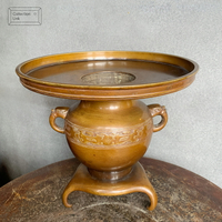 日本銅瓶 花器 銅器 收藏 擺飾 居家裝飾 藝品【Tonbook蜻蜓書店】