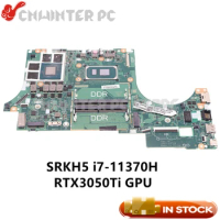 NOKOTION 5B21C73730 GOG10 LA-L161P for Lenovo Ideapad Gaming 3 15IHU6 Laptop motherboard SRKH5 i7-11370H CPU RTX3050Ti GPU