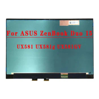 15.6 inch UHD 3840X2160 IPS 40PINS EDP OLED LCD Screen With Touch Assembly For ASUS ZenBook Duo 15 UX581 UX581g UX581GV