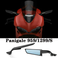 Motorcycle Rearview Mirror For Ducati Panigale 959 Corse Panigale 1299 S New Aluminum Rotatable Invisible Rearview Mirror