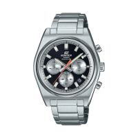 【CASIO 卡西歐】三針三眼 標準計時鐘錶 藍寶石水晶玻璃 日期顯示窗(EFB-730D-1A)