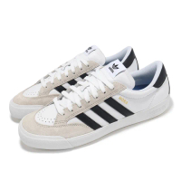 【adidas 愛迪達】休閒鞋 Nora 男鞋 女鞋 白 黑 復古 燙金 麂皮 情侶鞋 愛迪達(IF2067)