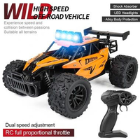 LC - Mobil Remote Control Full Propo RC Mobil Offroad dengan Lampu LED Bodi Alloy Frekuensi 2.4GHZ O
