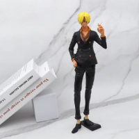 28cm Anime One Piece Vinsmoke Sanji Smoking Insert Grandista PVC Action Figures Model Doll Toys Gifts