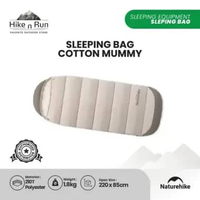 Kantung Tidur Naturehike NH21MSD11 Sleeping Bag Cotton Mummy MOSS GREEN