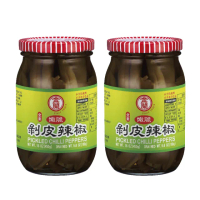 【金蘭食品】剝皮辣椒450g x2入