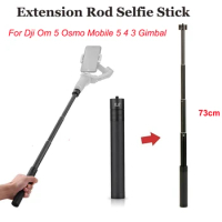 Telescopic Stabilizer Extension Pole For Dji Osmo Mobile 5 4 3 Om 5 Gimbal Cameras Extension Selfie Stick for Gimbal Stabilizer