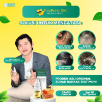 Propolis SM Mengatasi Kulit Kepala Berkerak, Gatal Kulit Kepala, Ketombe Berkerak, Salep Borok Kulit