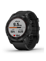 สมาร์ทวอทช์ (47 mm, ตัวเรือนสีดำ, สายสีดำ) รุ่น Fenix 7 Sapphire Solar