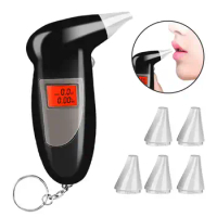 Portable Digital Breath Tester Professional Car Alcohol Breath Tester Breathalyzer Alcohol Detector Lcd Detector Backlight Light