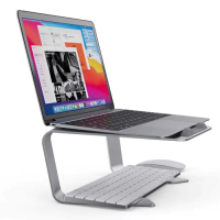 Dudukan Holder Laptop Ergonomic Laptop Stand Holder Aluminium