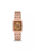 Fossil Raquel Three-Hand Date Rose Gold-Tone Stainless Steel Watch ES5323
