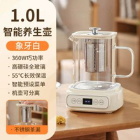 燉煮一體養生壺小型全玻璃花茶壺家用辦公室迷你煮茶壺一人養生杯