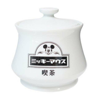 小禮堂 迪士尼 米奇 陶瓷糖罐 340ml (昭和喫茶館)