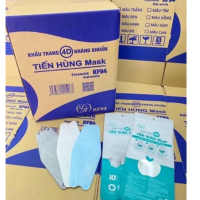 Thùng 300 chiếc khẩu trang kf94 Tiến Hùng dày dặn chắc chắn