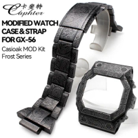 MOD Kit Metal Watch Case Bezel Watchband Steel Strap Strip Band Bracelet Accessories For Casio For G-Shock GX56 GXW-56