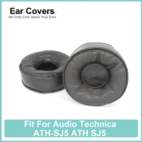 ATH-SJ5 ATH SJ5 Earpads For Audio Technica Headphone Sheepskin Soft Comfortable Earcushions Pads Foam