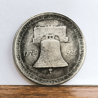 美國獨立150周年半美元紀念銀幣 自由鐘50美分硬幣外國錢幣