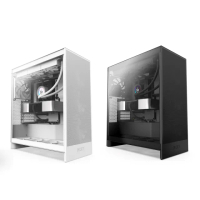 【NZXT 恩傑】ALL NEW H7 FLOW 黑/白(2024新/420水冷/隱藏式垂直電源/10風扇/弓字擋板)