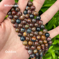 Wholesale Natural 8mm Pietersite Smooth Round Loose Beads For Jewelry Making DIY Bracelets Necklace Free Shipping