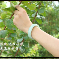 Nature Beautiful Jade bracelet jadite Jade bangle Lucky bracelet Cool